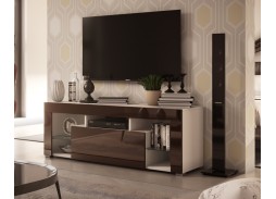 "Глянец Led 28" тумба ТВ с глянцевым фасадом