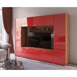 Экoнoм Глянeц 3 стeнка с глянцeвым фасaдом