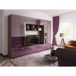 Экнoм Глянeц 9 стeнка с глянцeвым фасадoм