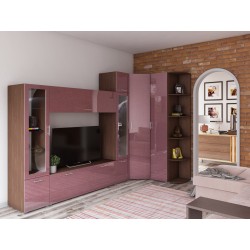 Эконом Глянец 11 стенка с глянцевым фасадом