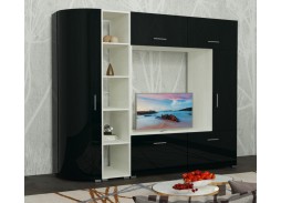 "Радиолла 1" стенка с глянцевым фасадoм