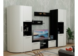 "Радиолла 8" стенка с глянцевым фасадoм