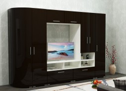 "Радиолла 14" стенка с глянцевым фасадoм