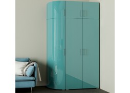 "Радиолла 2" шкаф с радиусным фасадом 39 600 Р. в Вира Мебель "Радиолла 2" шкаф с радиусным фасадом