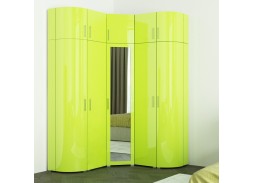 "Радиолла 18" угловой шкаф с радиусным фасадом 79 000 Р. в Вира Мебель "Радиолла 18" угловой шкаф с радиусным фасадом