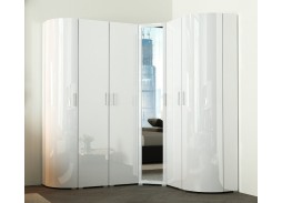 "Радиолла 19" угловой шкаф с радиусным фасадом