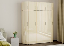 "Радиолла 8" шкаф с радиусным фасадом 67 500 Р. в Вира Мебель "Радиолла 8" шкаф с радиусным фасадом