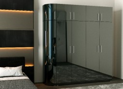 "Радиолла 10" шкаф с радиусным фасадом 59 650 Р. в Вира Мебель "Радиолла 10" шкаф с радиусным фасадом