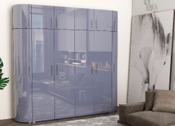 "Радиолла 12" шкаф с радиусным фасадом 76 500 Р. в Вира Мебель "Радиолла 12" шкаф с радиусным фасадом