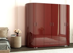 "Радиолла 13" шкаф с радиусным фасадом