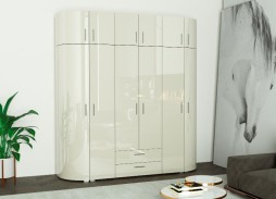 "Радиолла 14" шкаф с радиусным фасадом 78 150 Р. в Вира Мебель "Радиолла 14" шкаф с радиусным фасадом