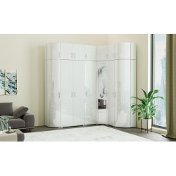 Радиолла 21 угловой шкаф с радиусным фасадом