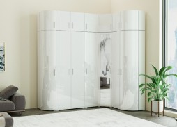 "Радиолла 21" угловой шкаф с радиусным фасадом 88 950 Р. в Вира Мебель "Радиолла 21" угловой шкаф с радиусным фасадом