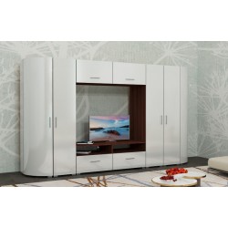 Радиолла 9 стенка с глянцевым фасадoм