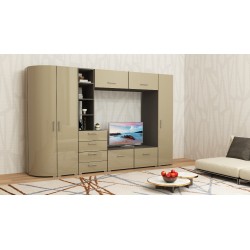 Радиолла 10 стенка с глянцевым фасадoм