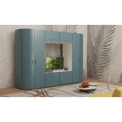 Радиолла 11 стенка с глянцевым фасадoм