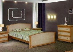 кровать с ротангом "Орхидея"