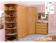 угловой шкаф Меркурий 4
