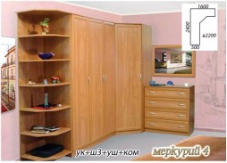 угловой шкаф "Меркурий 4"