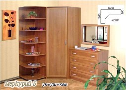 угловой шкаф "Меркурий 5"
