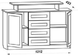 "Смоленск К-05" комод
