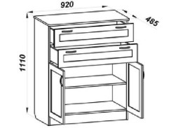 "Смоленск К-15" комод