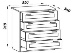 "Смоленск К-16" комод