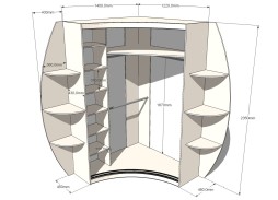 шкаф купе "Радион-П" правый