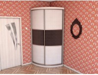 шкаф купе Радион 1 (дуб молочный) угловой