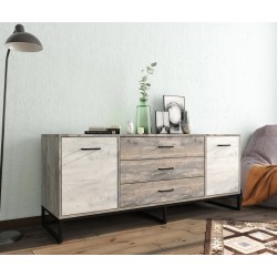 Стиль лофт 11 комод - тумба (ЛДСП)