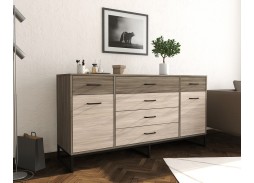 "Стиль лофт 12" комод (ЛДСП)