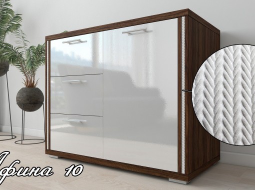 "Афина 10" комод с глянцевым фасадом