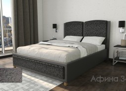 "Афина 34" мягкая кровать 23 100 Р. в Вира Мебель "Афина 34" мягкая кровать