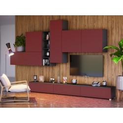 Марта 9 стенка с глянцевым фасадом