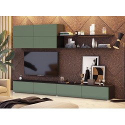 Марта 11 стенка с глянцевым фасадом