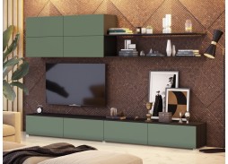 "Марта 11" стенка с глянцевым фасадом 28 000 Р. в Вира Мебель "Марта 11" стенка с глянцевым фасадом