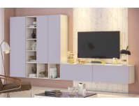 Марта 12 стенка с глянцевым фасадом