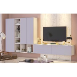 Марта 12 стенка с глянцевым фасадом