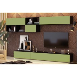 Марта 16 стенка с глянцевым фасадом