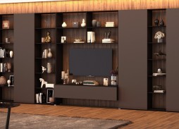 "Марта 18" стенка с глянцевым фасадом