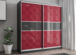 "Вектор 41" глянцевый шкаф купе 35 000 Р. в Вира Мебель "Вектор 41" глянцевый шкаф купе