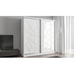 Вектор 1 глянцевый шкаф купе