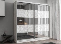 "Вектор 39" глянцевый шкаф купе 35 000 Р. в Вира Мебель "Вектор 39" глянцевый шкаф купе