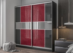 "Вектор 45" глянцевый шкаф купе 35 000 Р. в Вира Мебель "Вектор 45" глянцевый шкаф купе