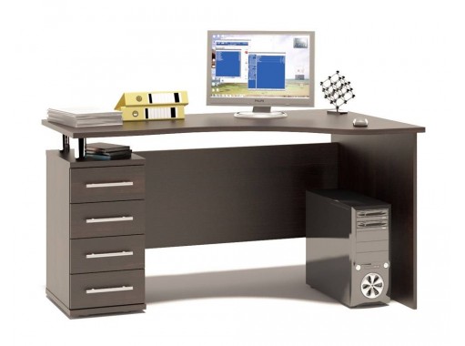 Компьютерный стол КСТ-104 с тумбой ф-ка Сокол