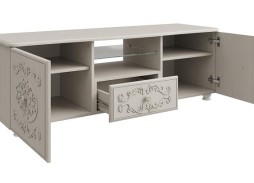 "Каролина - вудлайн" тумба под ТВ, ф-ка Олимп мебель 10 359 Р. в Вира Мебель "Каролина - вудлайн" тумба под ТВ, ф-ка Олимп мебель