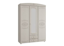 "Каролина Z - вудлайн" шкаф 3х-дверный с зеркалом 34 437 Р. в Вира Мебель "Каролина Z - вудлайн" шкаф 3х-дверный с зеркалом