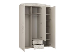 "Каролина Z - вудлайн" шкаф 3х-дверный с зеркалом 34 437 Р. в Вира Мебель "Каролина Z - вудлайн" шкаф 3х-дверный с зеркалом