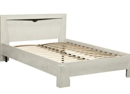 "Лючия 33.09 бетон" кровать с ортопедическим основанием, ф-ка Олимп мебель