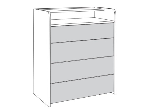 "Веста 1" комплект в спальню, ф-ка "Нижегород"